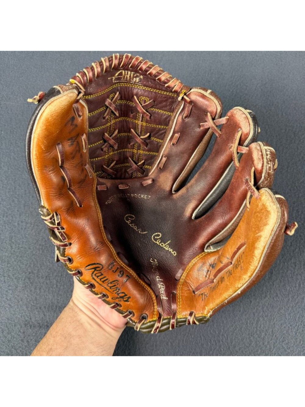 Rawlings GJ97 Deepwell 11" Pocket Cesar Credeno Baseball Glove Right Hand Throwi